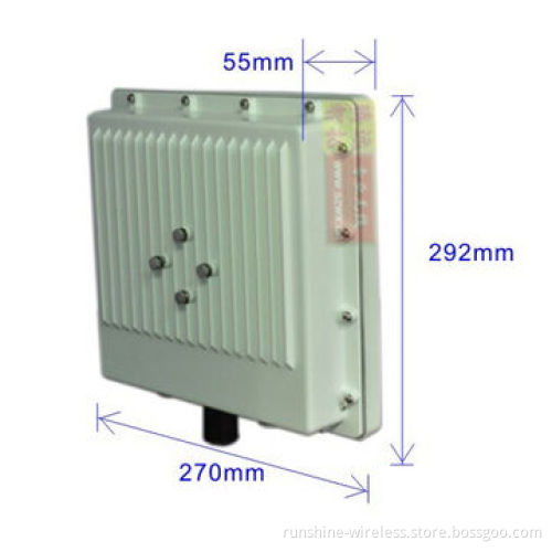 Outdoor powerful industry class long range 2.4GHZ 5Km wireless bridge with 18DBI panel antenna